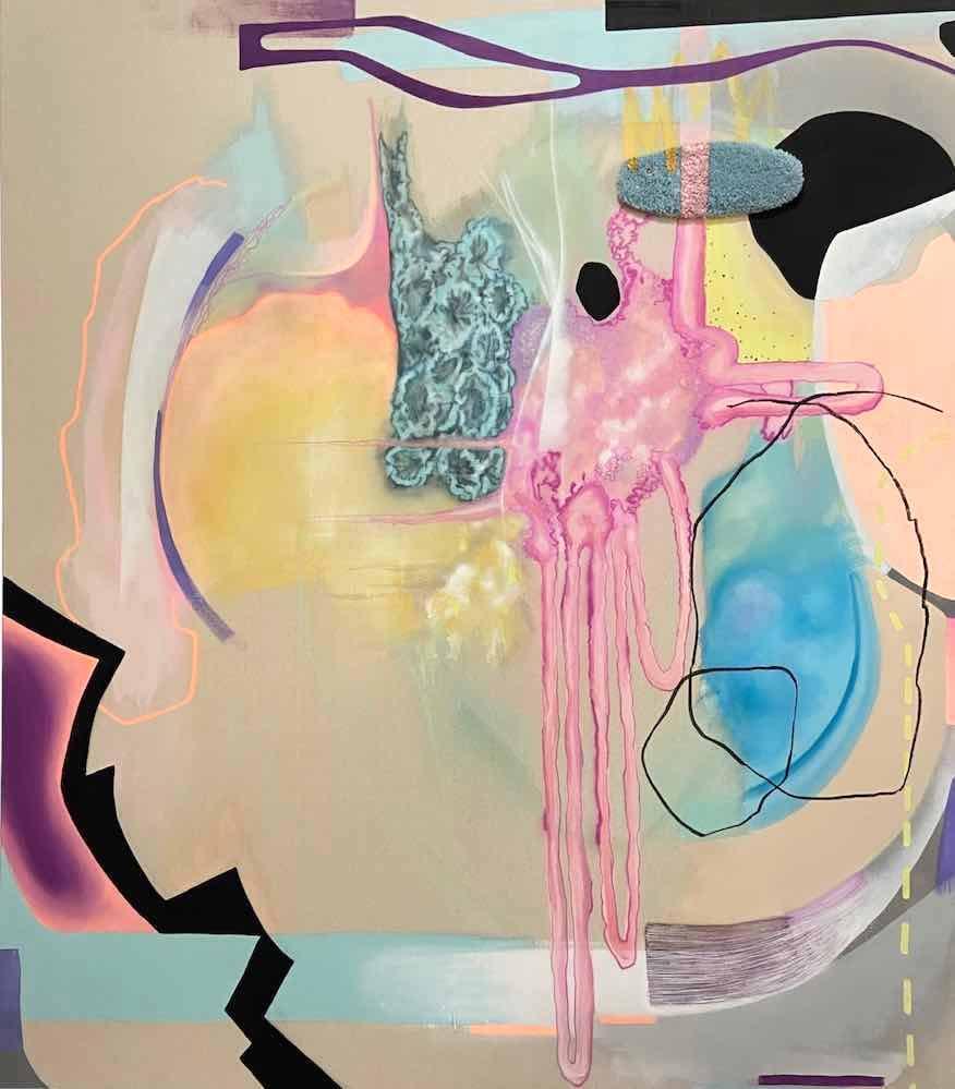abstract artwork von Nena Cermak mit Tufting